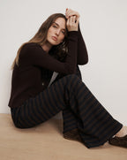Pantalon coupe évasée Yadira
