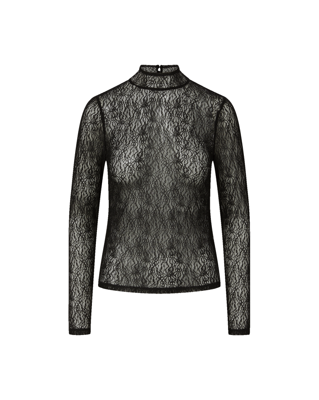 Nate Lace Mock-Neck Top