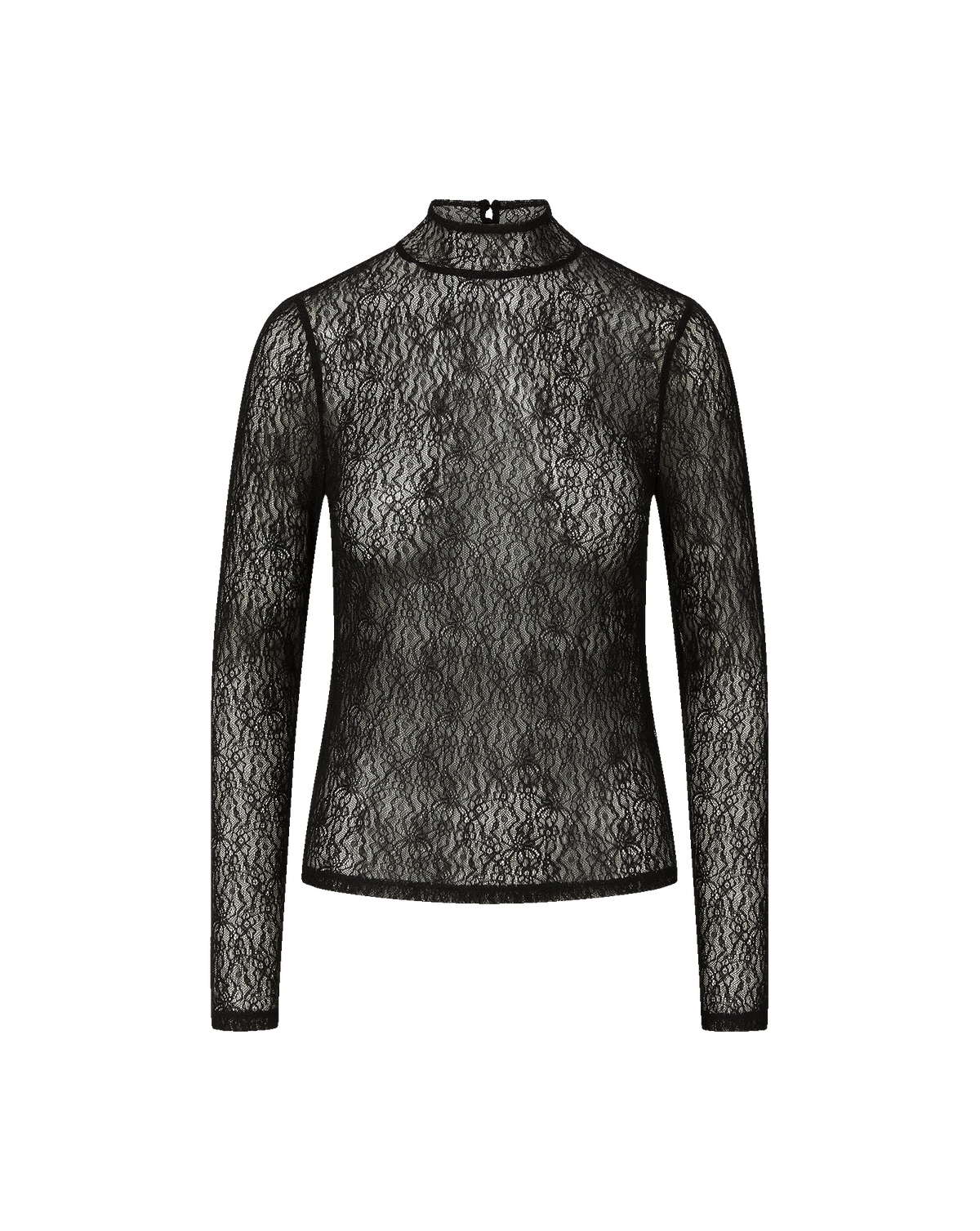 Nate Lace Mock-Neck Top