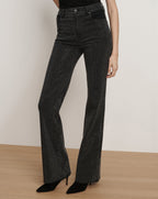 Jean large slim avec strass Crosbie