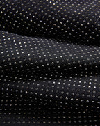 Jean large slim avec strass Crosbie
