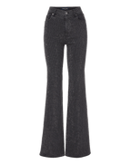 Jean large slim avec strass Crosbie