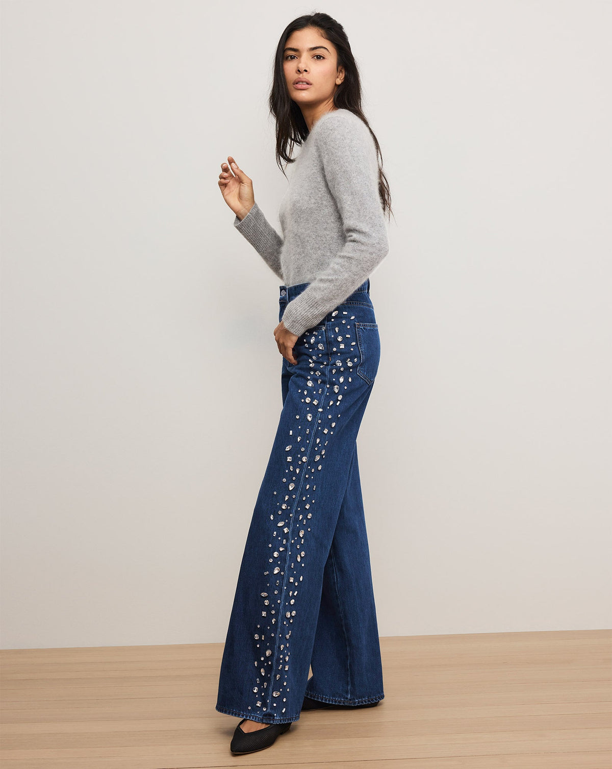 Jean large orné Kasey