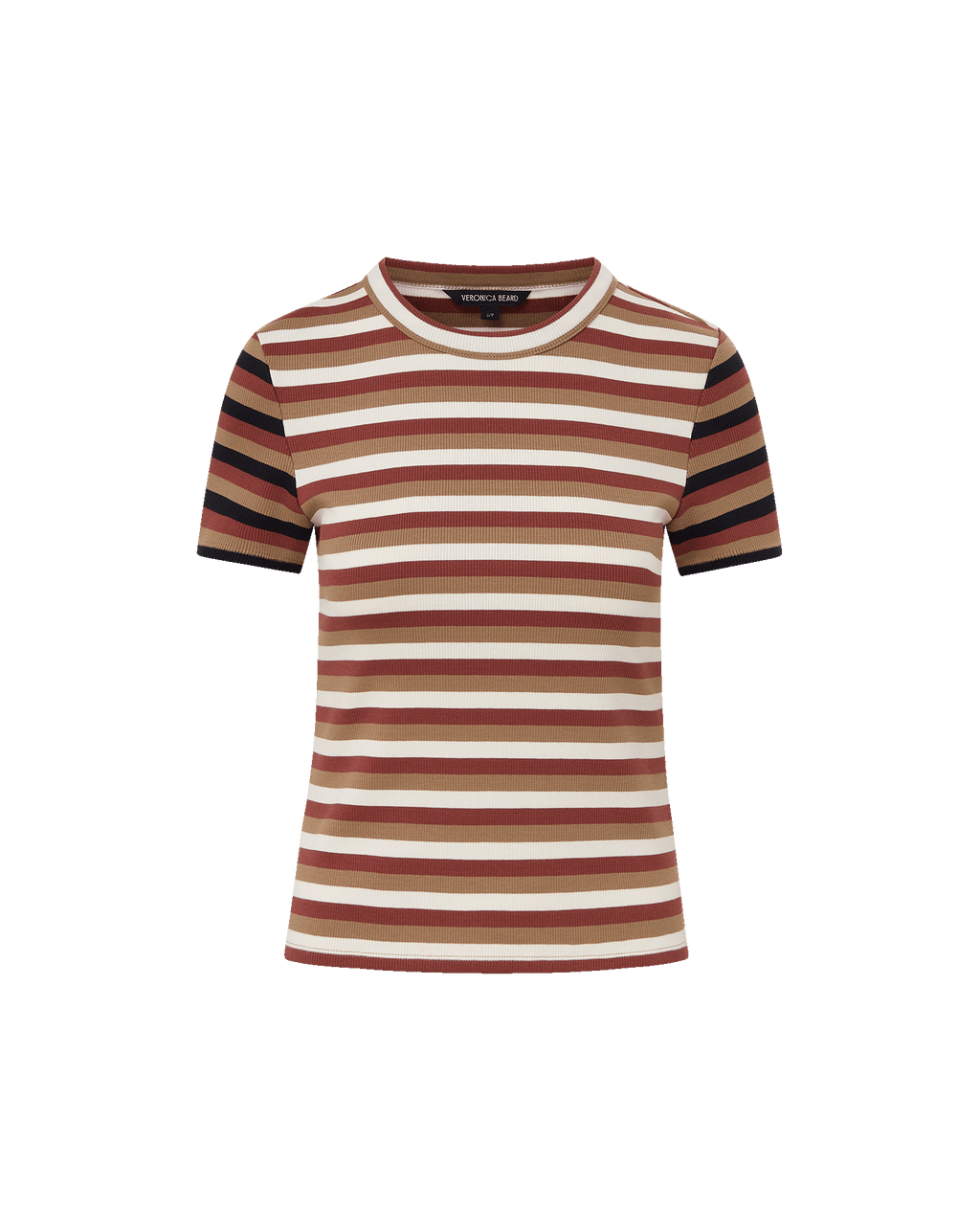 Pruitt Striped Ribbed T-Shirt