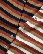 T-shirt boutonné rayé Dilia