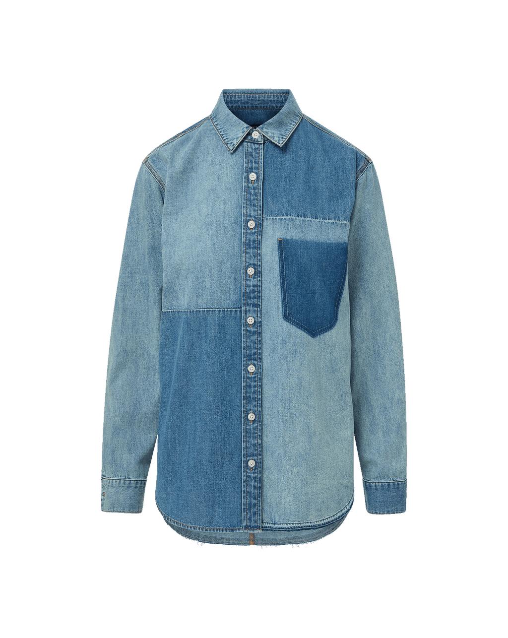 Chemise boutonnée en jean Dalma