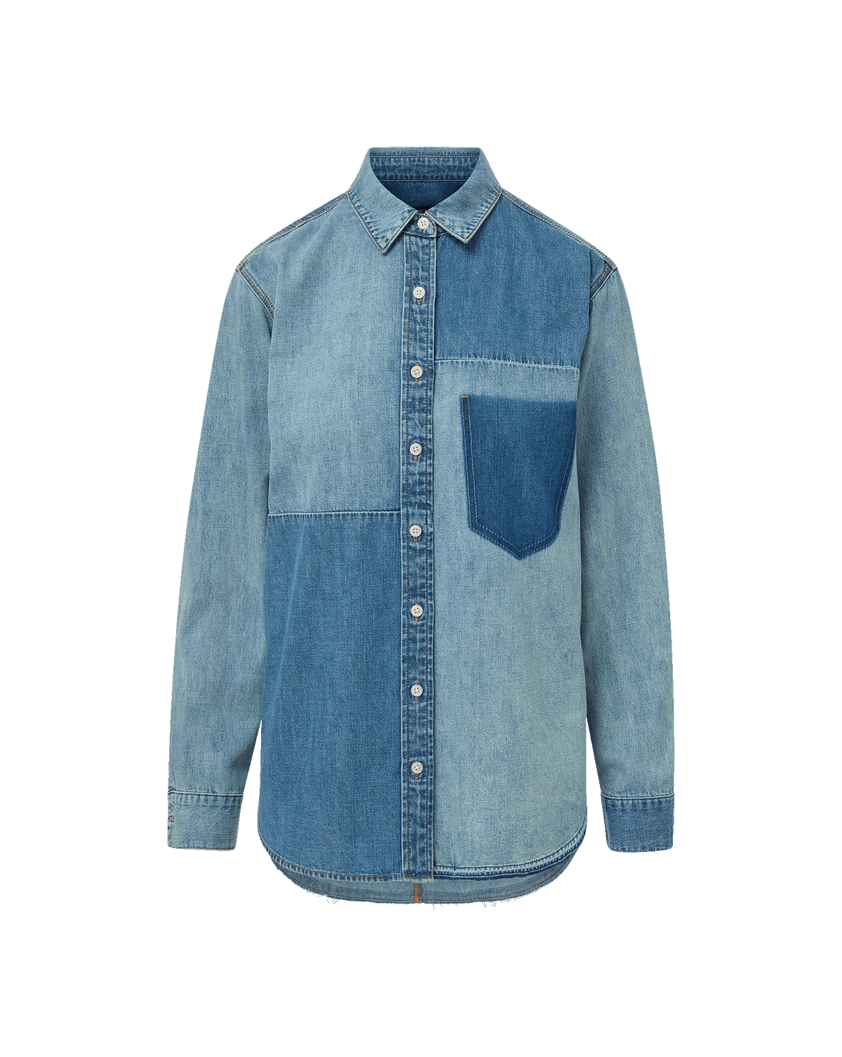 Dalma Denim Button-Down Shirt
