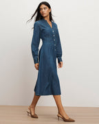 Robe chemise en jean Arcadia