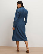 Robe chemise en jean Arcadia