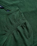 T-shirt Bouvet à épaules smockées