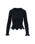 Elianne Ruffle-Trim T-Shirt