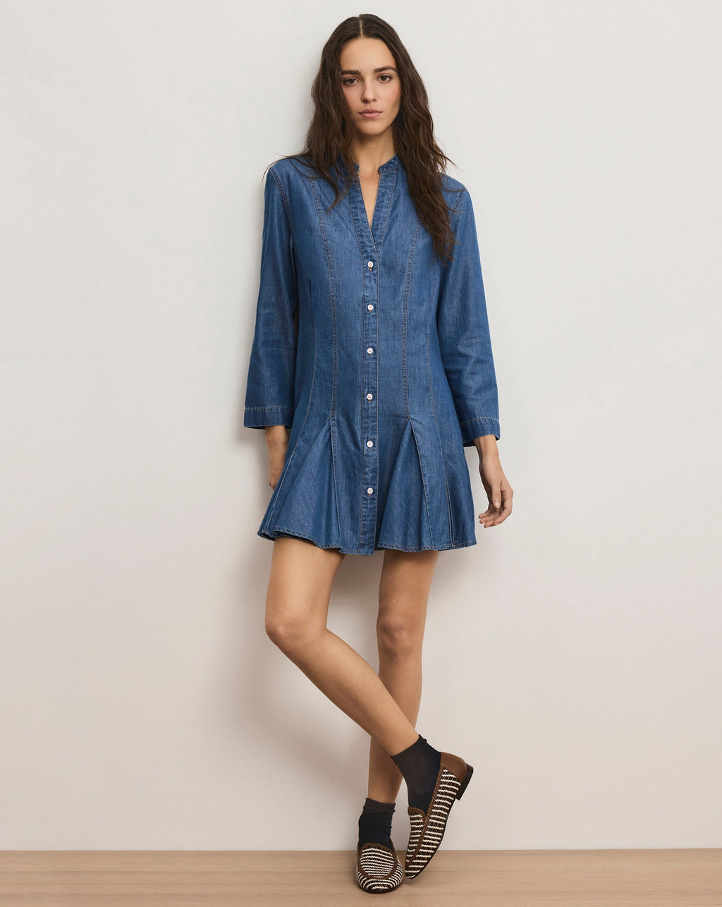 Mini-robe chemise Korinda