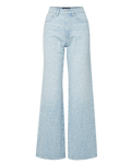 Taylor Embroidered Wide-Leg Jean