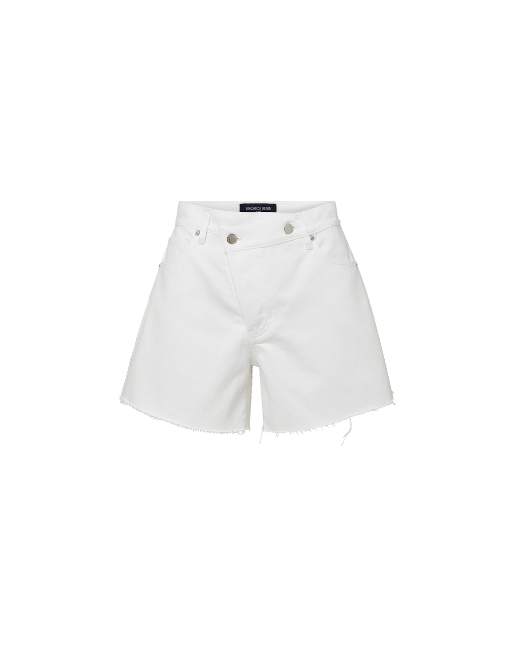 Short en jean Ellis à taille croisée