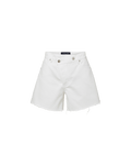 Short en jean Ellis à taille croisée