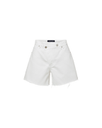 Short en jean Ellis à taille croisée