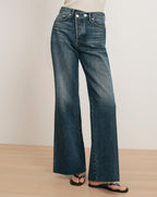 Jean large Taylor à taille croisée