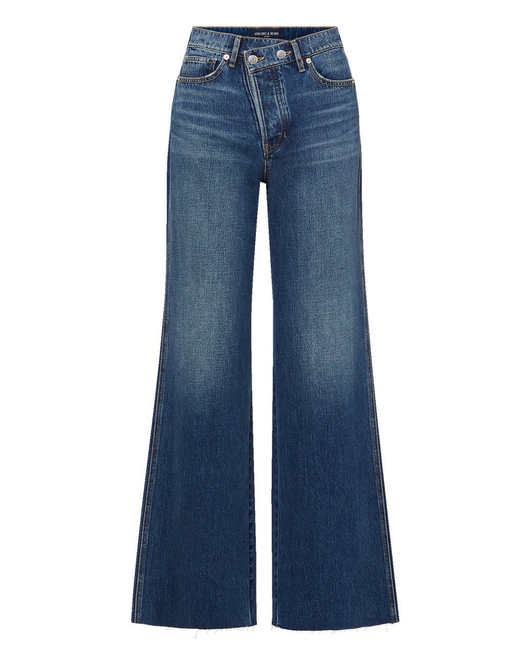 Jean large Taylor à taille croisée