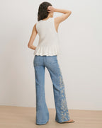 Nemyah Peplum Tank Top