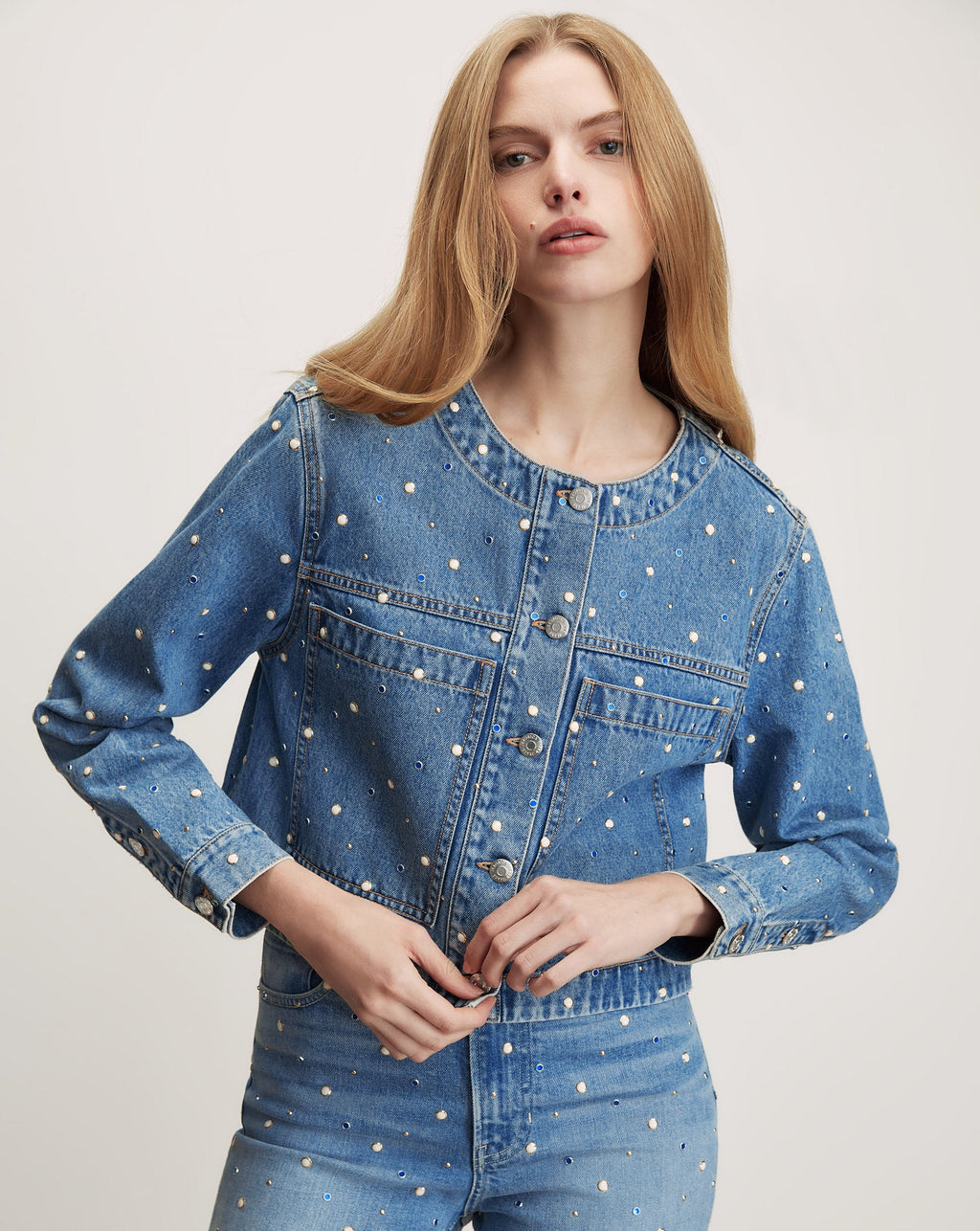 Lowry Embellished Denim Jacket