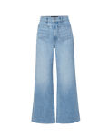 Taylor Cropped Patch-Pocket Wide-Leg Jean