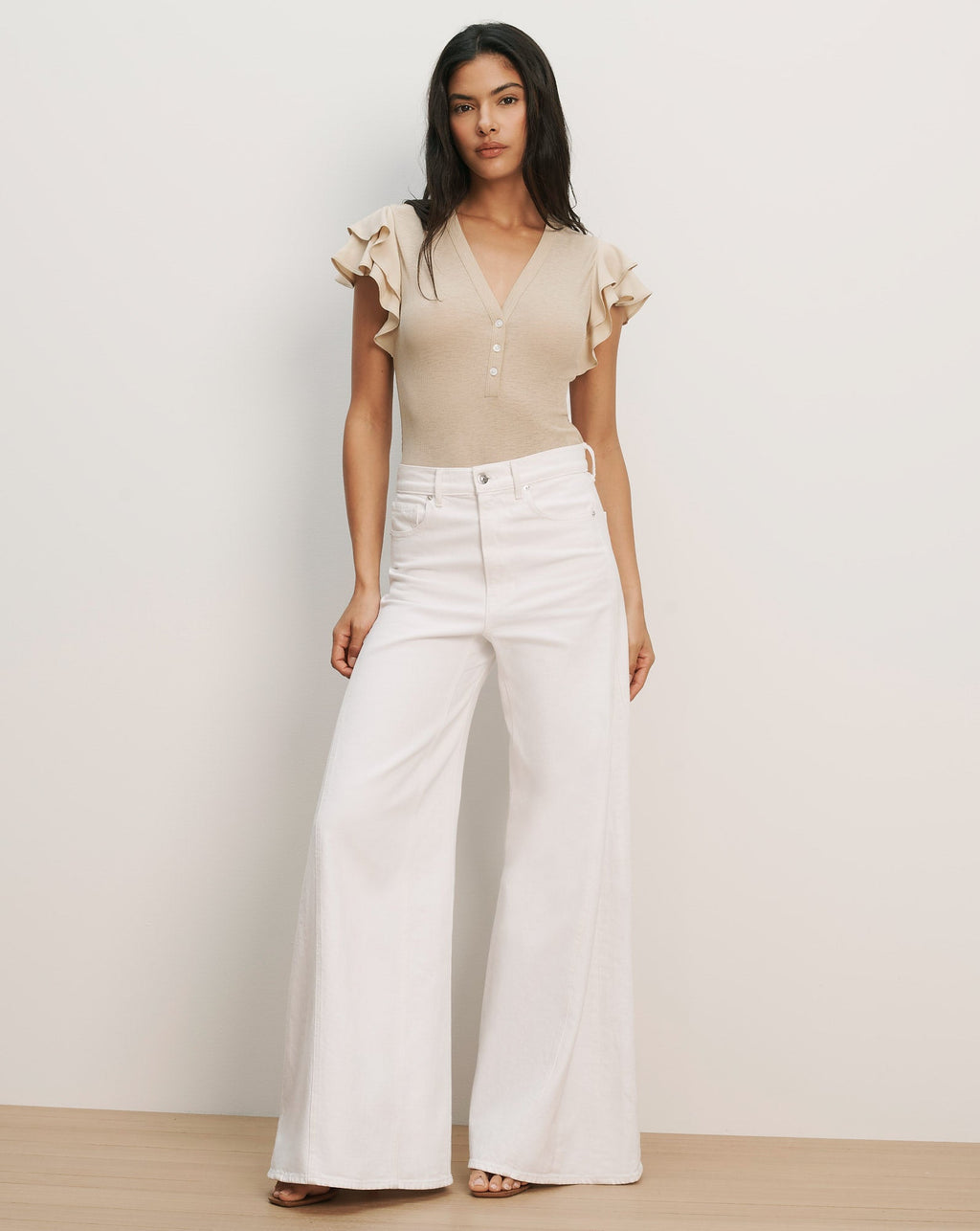 Aphrodite Mixed-Media Top - Famous | Online Store