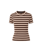 Pruitt Striped Ribbed T-Shirt