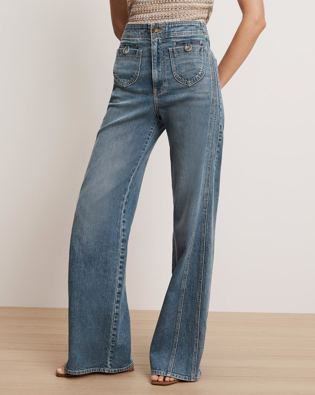 Taylor Godet Wide-Leg Jean