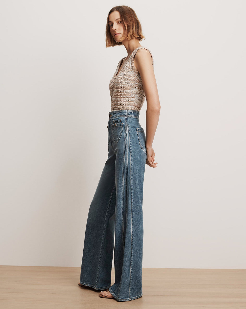 Taylor Godet Wide-Leg Jean