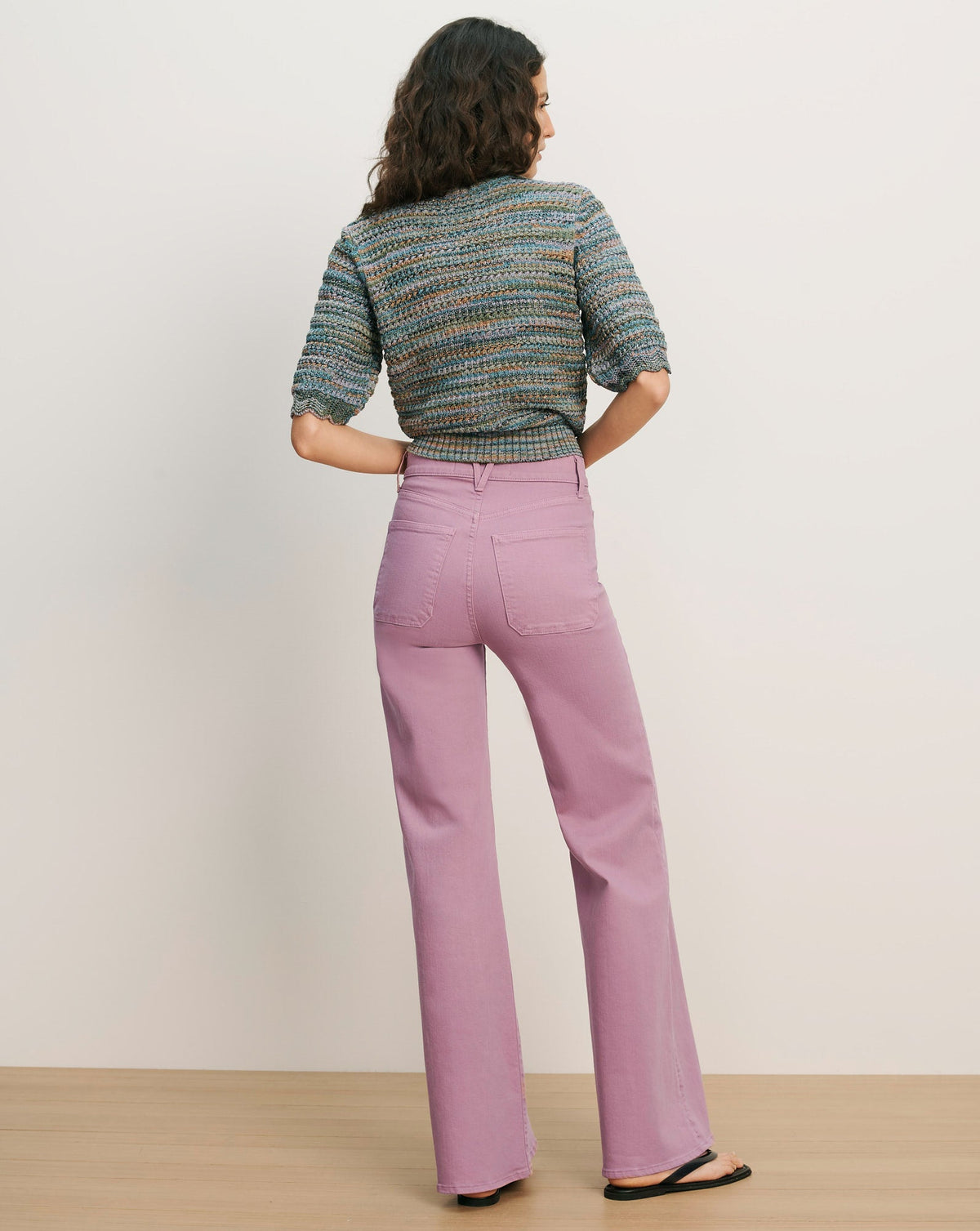 Joplin Patch-Pocket Flare Jean