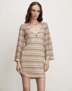 Robe Courte en Crochet Novien