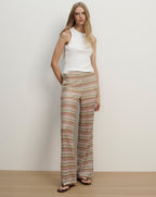 Pantalon large en crochet Fatima