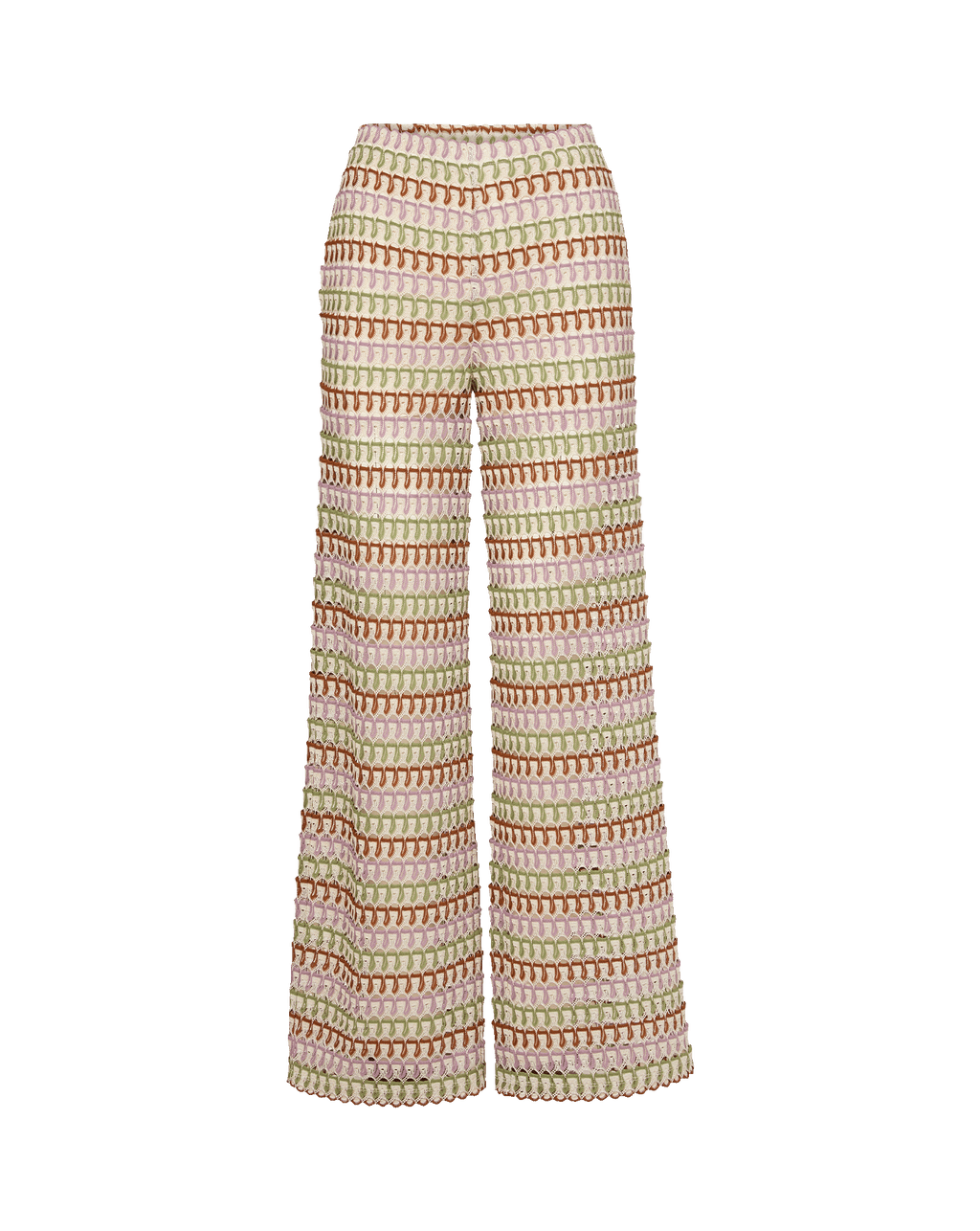 Pantalon large en crochet Fatima