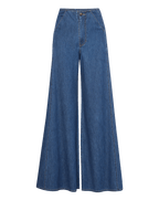 Digby Wide-Leg Chambray Pant
