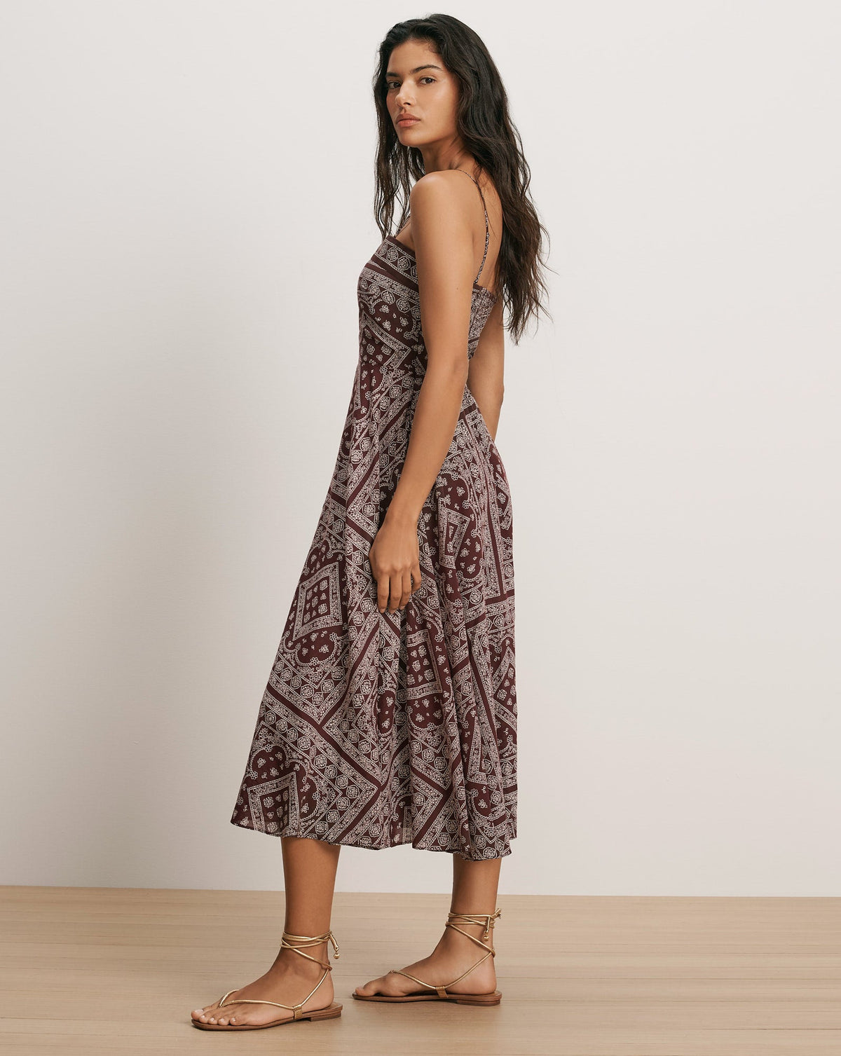 Kitt Bandana Midi Dress
