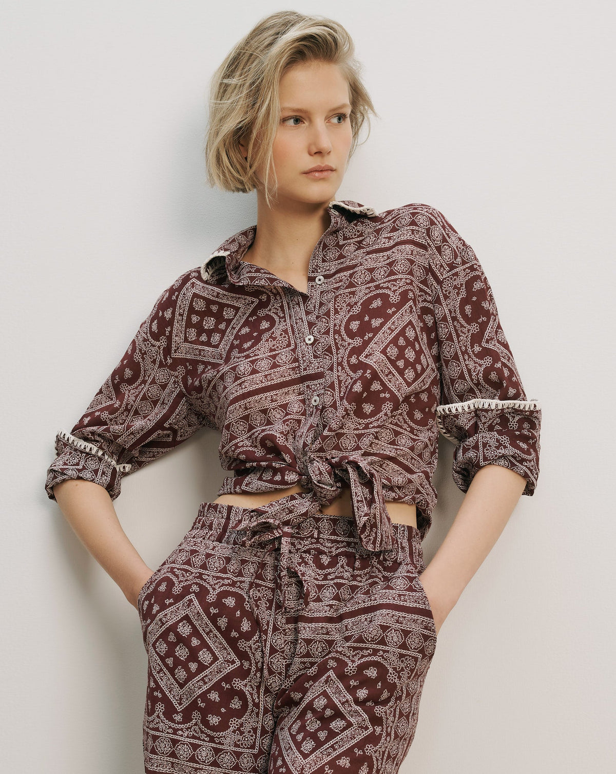 Lloyd Bandana Button-Down Shirt