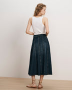 Nasreen Denim Midi Skirt