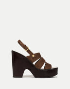 Peony Suede Platform Sandal