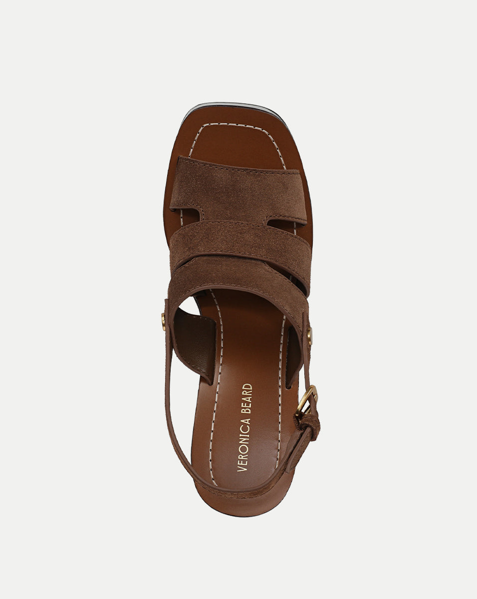 Peony Suede Platform Sandal