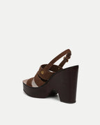Peony Suede Platform Sandal