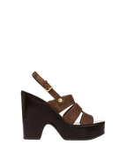 Peony Suede Platform Sandal