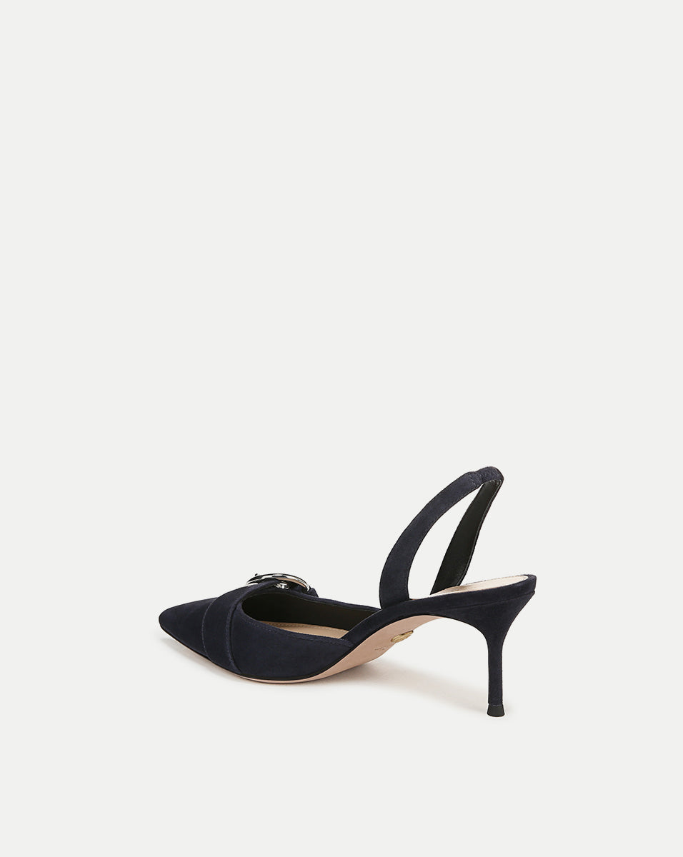 Roxy Suede Slingback Pump