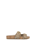 Prue Woven-Leather Sandal