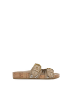 Prue Woven-Leather Sandal