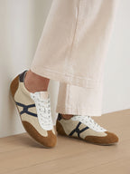 Baskets en daim Riviera