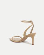 Sylvie Leather Ankle-Strap Stiletto Sandal