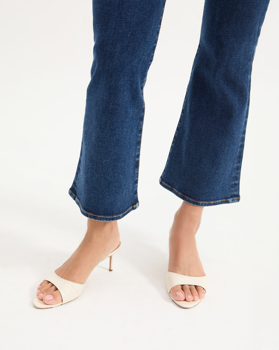 Sandales Tia effet croco