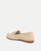 Mocassin Penny en suède à chaîne