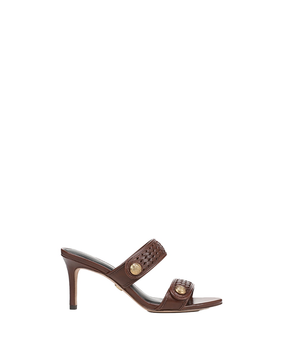 Sona — Sandales tissées à talon