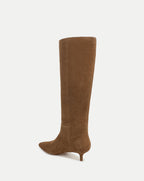 Bottes Lisa à petit talon | Mollet large